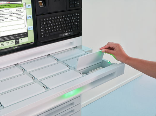 Drawer opened in a XT ADC