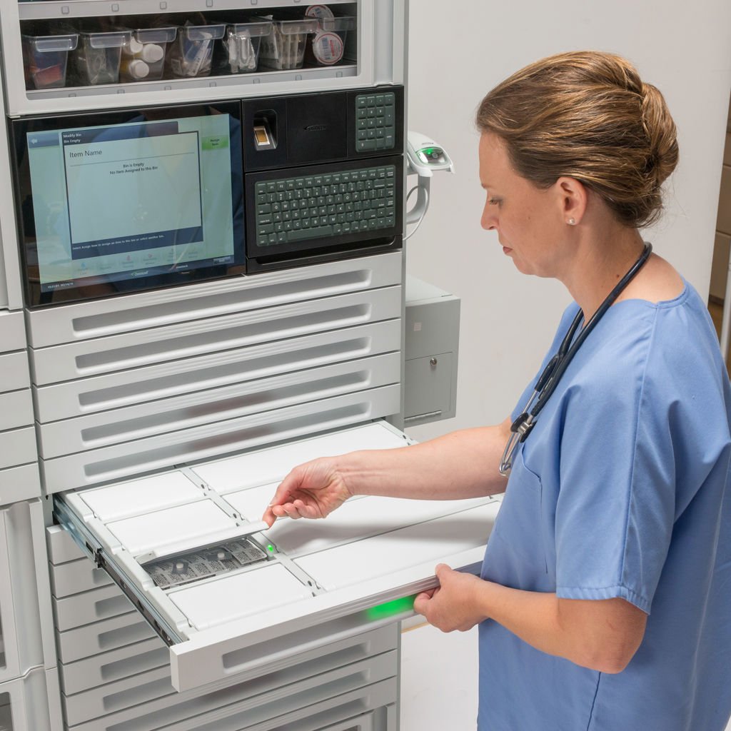 ADC Meds Cabinet with nurse